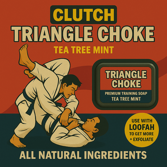 Triangle Choke Jiu Jitsu Bar Soap and Exfoliate